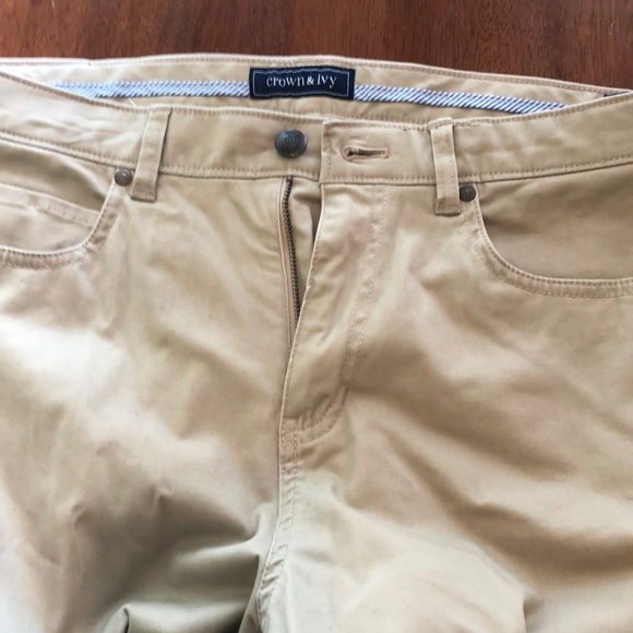 Men’s Crown and Ivy twill pants size 34 x 32 - Picture 5 of 5